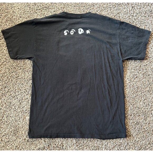 OLIVIA RODRIGO "SOUR" Black Tour T-shirt SIZE LARGE - Picture 4 of 5